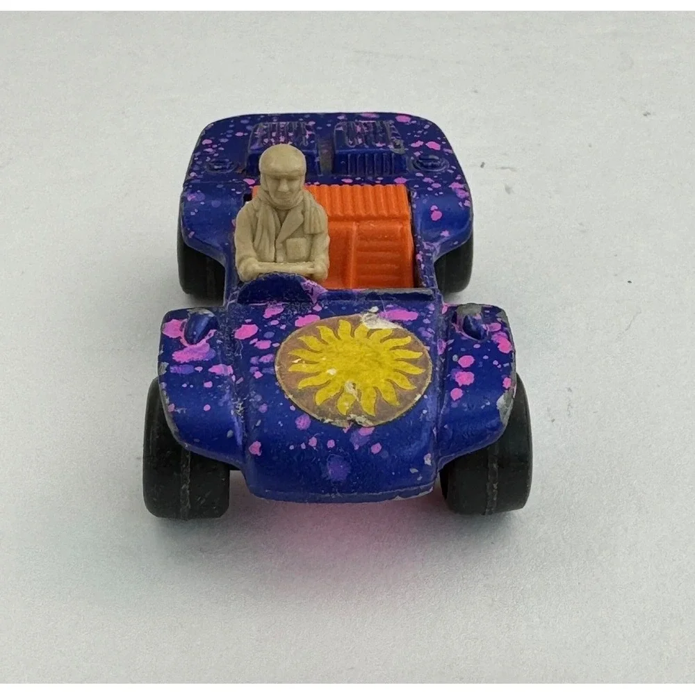 Vtg 1973 Matchbox Rolamatics No 47 Beach Hopper Purple Pink Splatter‎ Lesney